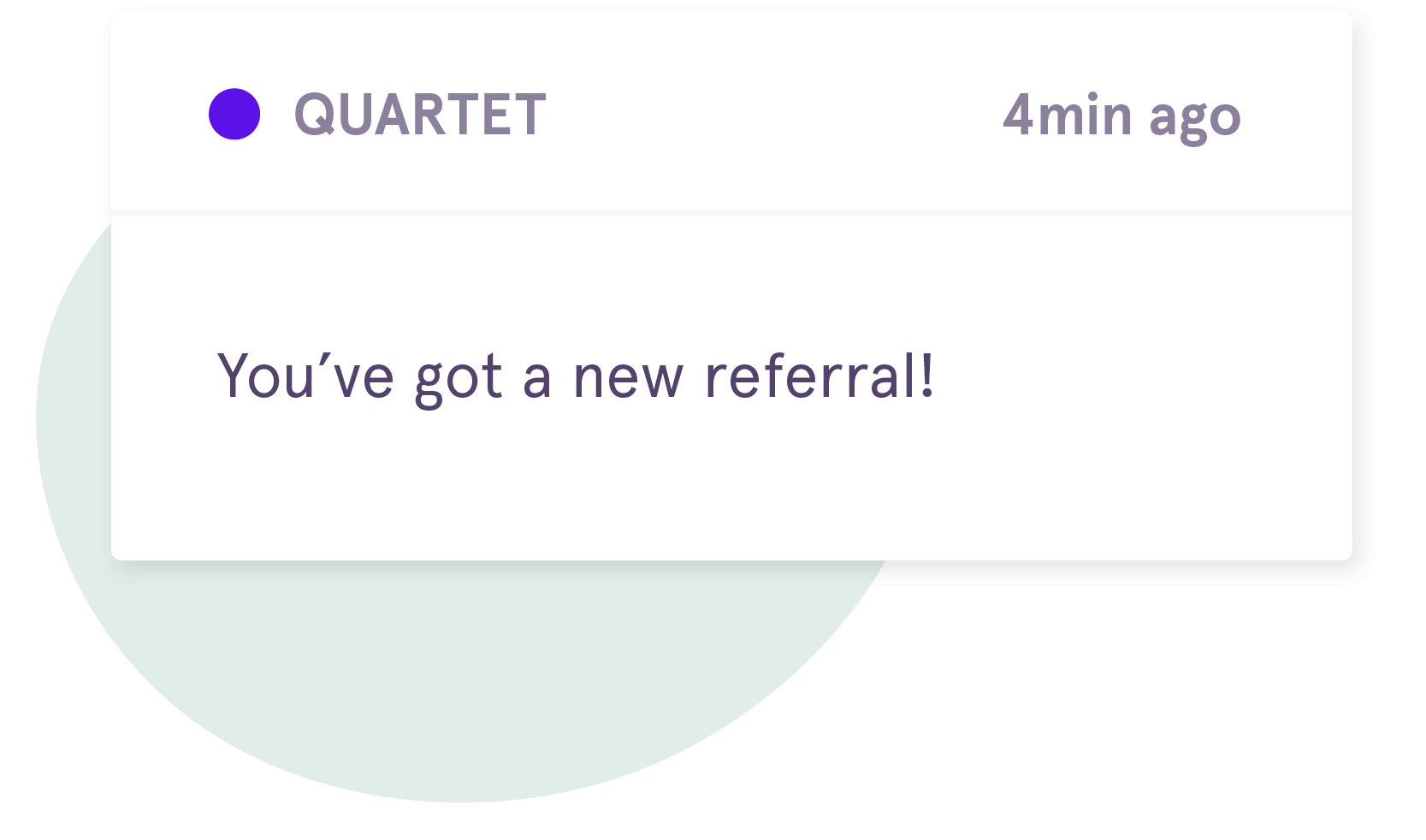 Receive Referrals